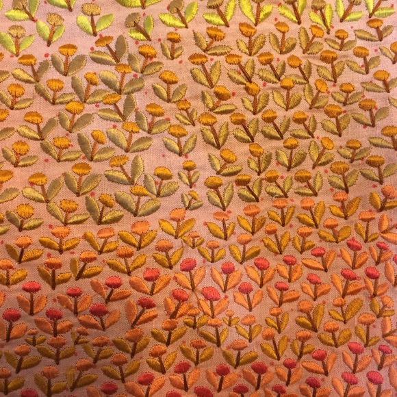 anthropologie hd in paris ombre petals skirt peach - Picture 4 of 7